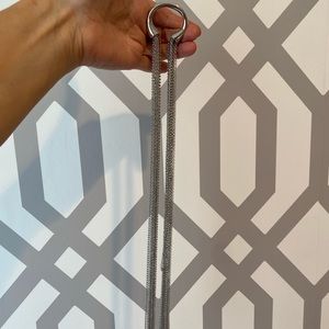 Artsy fab silver hair pony  hair piece